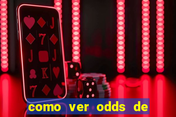 como ver odds de jogos passados